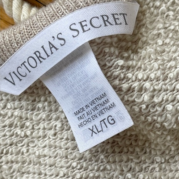 Victoria's Secret French Terry Cloth Dress Beach Coverup Open Back Dress Size XL - Picture 7 of 9